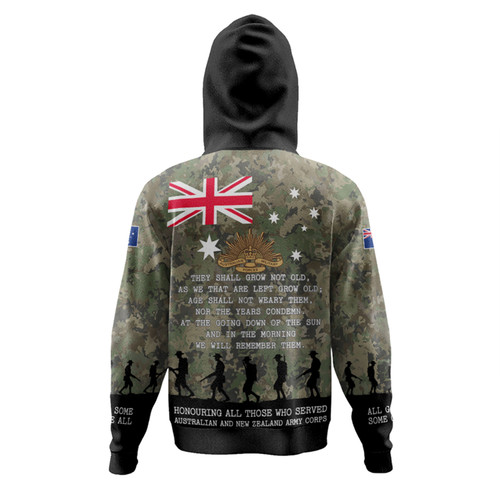 Australia Anzac Day Hoodie - Australia and New Zealand Warriors All gave some Some Gave All Hoodie Australia Anzac Day Hoodie - Australia and New Zealand Warriors All gave some Some Gave All Hoodie