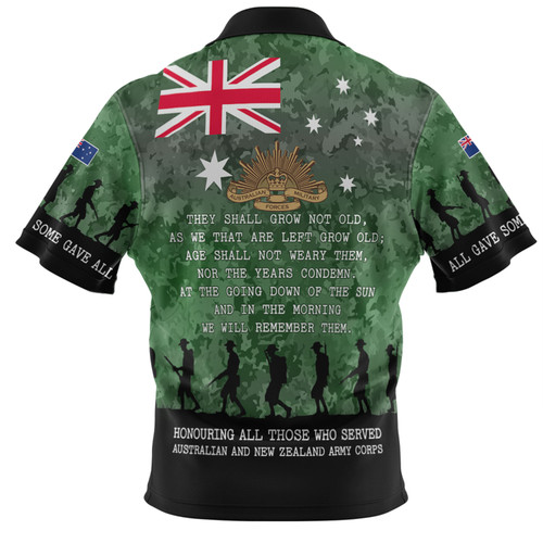 Australia Anzac Day Hawaiian Shirt - Australia and New Zealand Warriors All gave some Some Gave All Green Hawaiian Shirt Australia Anzac Day Hawaiian Shirt - Australia and New Zealand Warriors All gave some Some Gave All Green Hawaiian Shirt