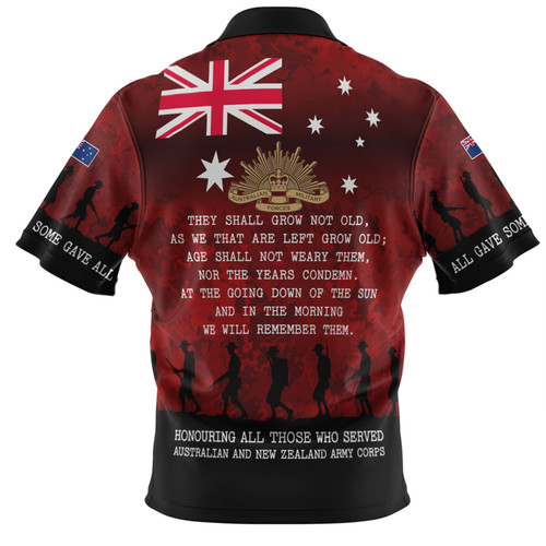 Australia Anzac Day Hawaiian Shirt - Australia and New Zealand Warriors All gave some Some Gave All Red Hawaiian Shirt Australia Anzac Day Hawaiian Shirt - Australia and New Zealand Warriors All gave some Some Gave All Red Hawaiian Shirt