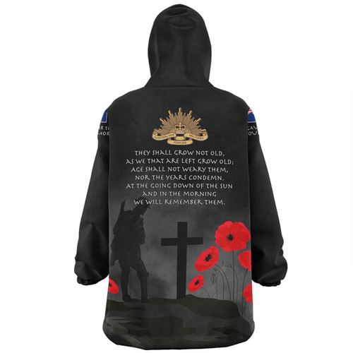 New Zealand Anzac Day Snug Hoodie - New Zealand Remember Black Snug Hoodie New Zealand Anzac Day Snug Hoodie - New Zealand Remember Black Snug Hoodie