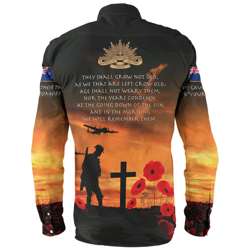 New Zealand Warriors Anzac Day Long Sleeve Shirt - New Zealand Warriors Remember Orange Long Sleeve Shirt New Zealand Warriors Anzac Day Long Sleeve Shirt - New Zealand Warriors Remember Orange Long Sleeve Shirt