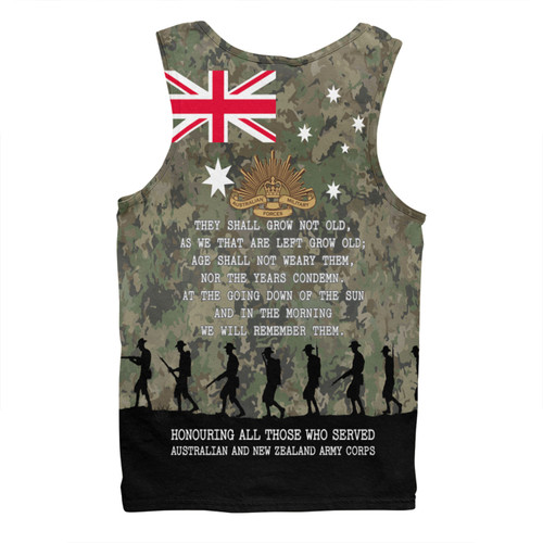 Australia Anzac Day Men Singlet - Australia and New Zealand Warriors All gave some Some Gave All Men Singlet Australia Anzac Day Men Singlet - Australia and New Zealand Warriors All gave some Some Gave All Men Singlet