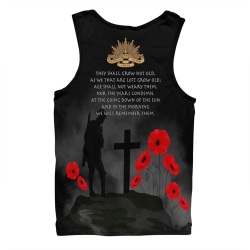 New Zealand Anzac Day Men Singlet - New Zealand Remember Black Men Singlet New Zealand Anzac Day Men Singlet - New Zealand Remember Black Men Singlet