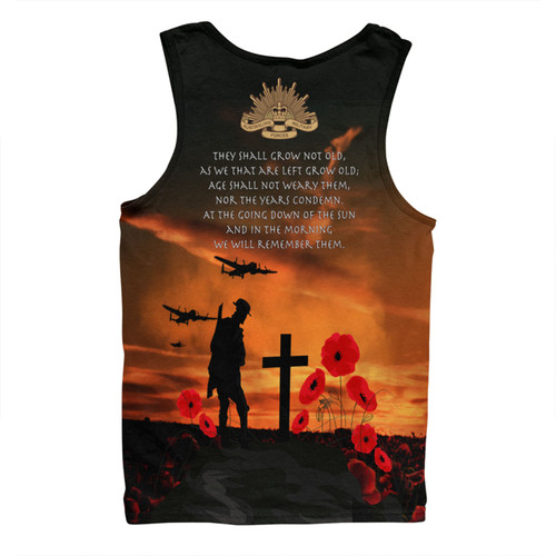 New Zealand Warriors Anzac Day Men Singlet - New Zealand Warriors Remember Orange Men Singlet New Zealand Warriors Anzac Day Men Singlet - New Zealand Warriors Remember Orange Men Singlet
