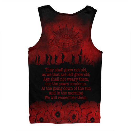 Australia Anzac Day Men Singlet - Their Names Liveth Forevermore Men Singlet Australia Anzac Day Men Singlet - Their Names Liveth Forevermore Men Singlet