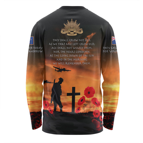 New Zealand Warriors Anzac Day Long Sleeve T-shirt - New Zealand Warriors Remember Orange Long Sleeve T-shirt New Zealand Warriors Anzac Day Long Sleeve T-shirt - New Zealand Warriors Remember Orange Long Sleeve T-shirt