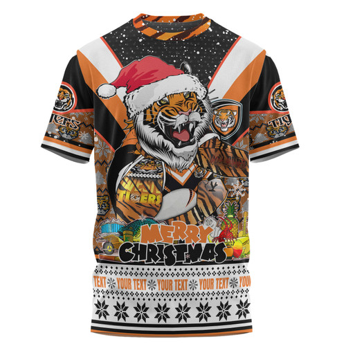 Wests Tigers Christmas Custom T-shirt - Tigers Santa Aussie Big Things T-shirt Wests Tigers Christmas Custom T-shirt - Tigers Santa Aussie Big Things T-shirt