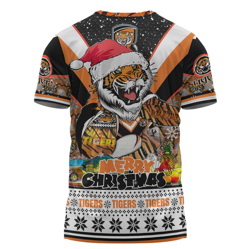 Wests Tigers Christmas Custom T-shirt - Tigers Santa Aussie Big Things T-shirt Wests Tigers Christmas Custom T-shirt - Tigers Santa Aussie Big Things T-shirt