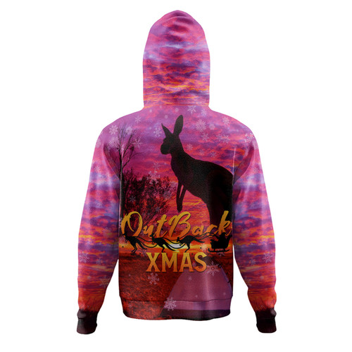 Australia Christmas Kangaroo Camping Hoodie - Aussie Outback Merry Christmas Hoodie Australia Christmas Kangaroo Camping Hoodie - Aussie Outback Merry Christmas Hoodie