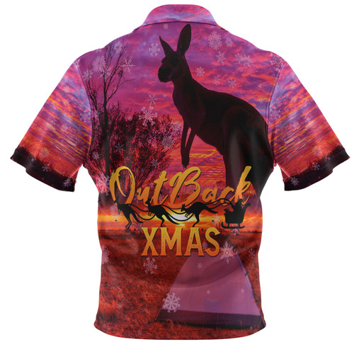 Australia Christmas Kangaroo Camping Hawaiian Shirt - Aussie Outback Merry Christmas Hawaiian Shirt Australia Christmas Kangaroo Camping Hawaiian Shirt - Aussie Outback Merry Christmas Hawaiian Shirt