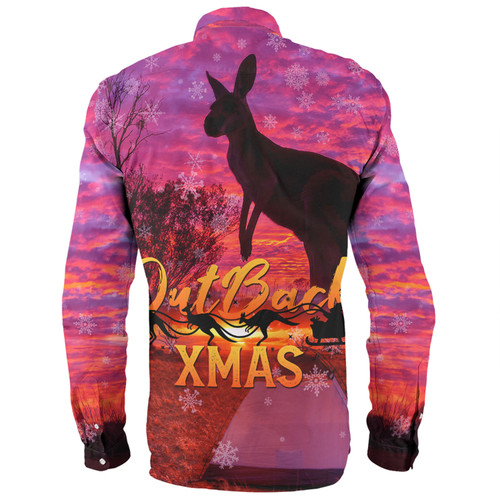 Australia Christmas Kangaroo Camping Long Sleeve Shirt - Aussie Outback Merry Christmas Long Sleeve Shirt Australia Christmas Kangaroo Camping Long Sleeve Shirt - Aussie Outback Merry Christmas Long Sleeve Shirt