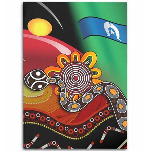 Australia Aboriginal Area Rug - The Rainbow Serpent Dreamtime Give Shape To The Earth Area Rug Australia Aboriginal Area Rug - The Rainbow Serpent Dreamtime Give Shape To The Earth Area Rug