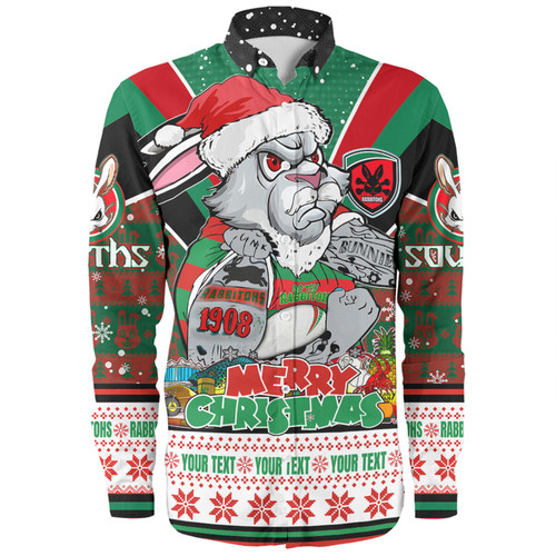 South Sydney Rabbitohs Custom Long Sleeve Shirt - South Sydney Rabbitohs Santa Aussie Big Things Long Sleeve Shirt South Sydney Rabbitohs Custom Long Sleeve Shirt - South Sydney Rabbitohs Santa Aussie Big Things Long Sleeve Shirt