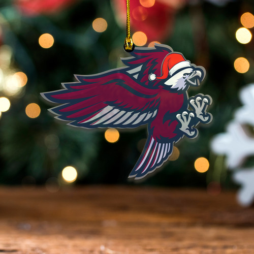 Manly Warringah Sea Eagles Christmas Acrylic And Wooden Ornament - Ugly Xmas Aboriginal Patterns Die Hard Fans