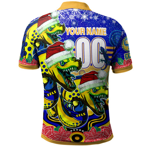 Parramatta Eels Christmas Polo Shirt - Custom Merry Chrissy Parramatta Eels Indigenous Polo Shirt Parramatta Eels Christmas Polo Shirt - Custom Merry Chrissy Parramatta Eels Indigenous Polo Shirt