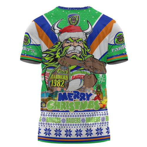 Canberra Raiders Christmas Custom T-shirt - Canberra Viking Santa Aussie Big Things T-shirt Canberra Raiders Christmas Custom T-shirt - Canberra Viking Santa Aussie Big Things T-shirt