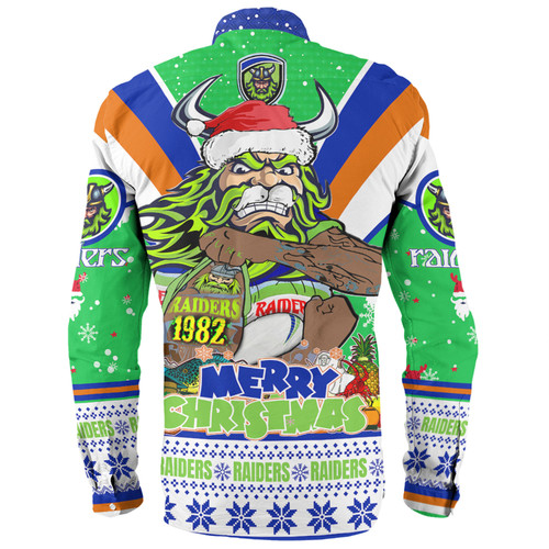 Canberra Raiders Christmas Custom Long Sleeve Shirt - Canberra Viking Santa Aussie Big Things Long Sleeve Shirt Canberra Raiders Christmas Custom Long Sleeve Shirt - Canberra Viking Santa Aussie Big Things Long Sleeve Shirt
