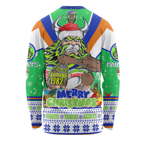 Canberra Raiders Christmas Custom Long Sleeve T-shirt - Canberra Viking Santa Aussie Big Things Long Sleeve T-shirt Canberra Raiders Christmas Custom Long Sleeve T-shirt - Canberra Viking Santa Aussie Big Things Long Sleeve T-shirt