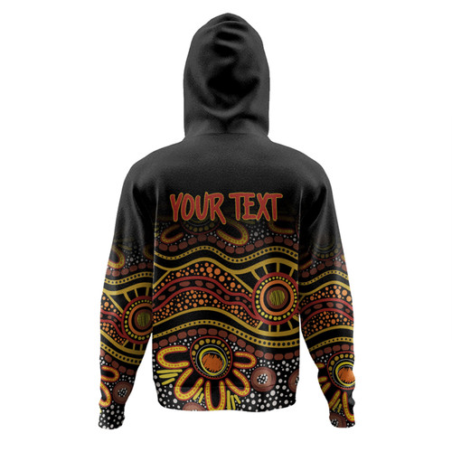 Australia Aboriginal Custom Hoodie - Dot In Aboriginal Style Hoodie Australia Aboriginal Custom Hoodie - Dot In Aboriginal Style Hoodie