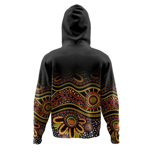 Australia Aboriginal Custom Hoodie - Dot In Aboriginal Style Hoodie Australia Aboriginal Custom Hoodie - Dot In Aboriginal Style Hoodie
