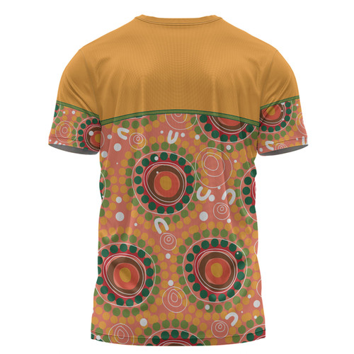 Australia Aboriginal Custom T-shirt - Abstract Seamless Pattern With Aboriginal Inspired T-shirt Australia Aboriginal Custom T-shirt - Abstract Seamless Pattern With Aboriginal Inspired T-shirt
