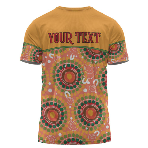 Australia Aboriginal Custom T-shirt - Abstract Seamless Pattern With Aboriginal Inspired T-shirt Australia Aboriginal Custom T-shirt - Abstract Seamless Pattern With Aboriginal Inspired T-shirt