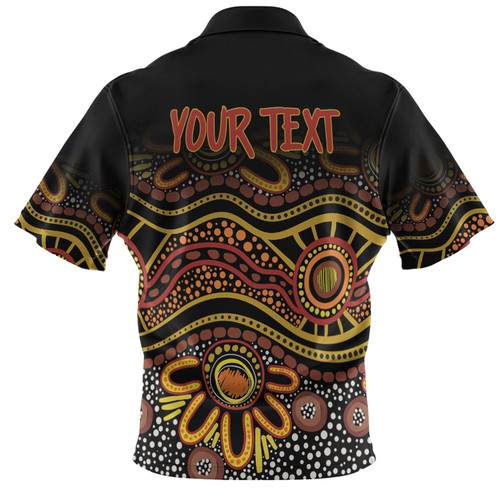 Australia Aboriginal Custom Hawaiian Shirt - Dot In Aboriginal Style Hawaiian Shirt Australia Aboriginal Custom Hawaiian Shirt - Dot In Aboriginal Style Hawaiian Shirt