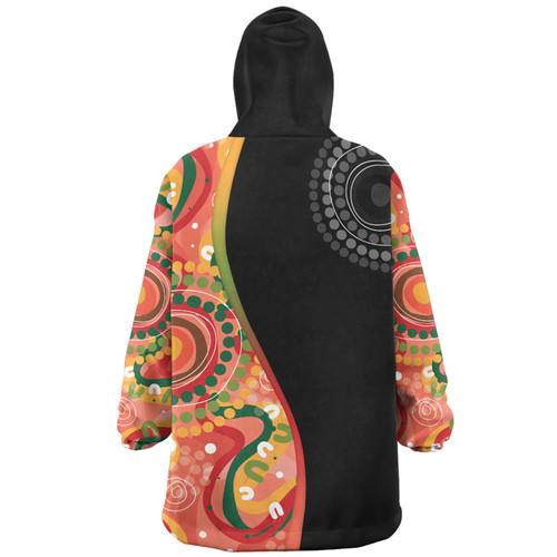 Australia Aboriginal Custom Snug Hoodie - Aboriginal Art Style Abstract Snug Hoodie Australia Aboriginal Custom Snug Hoodie - Aboriginal Art Style Abstract Snug Hoodie
