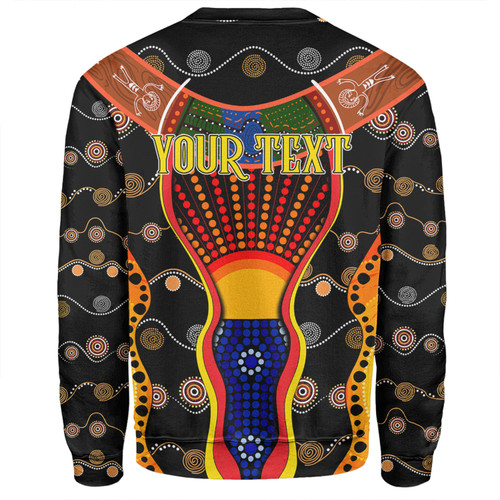 Australia Aboriginal Custom Sweatshirt - Indigenous Dot With Boomerang Inspired Sweatshirt Australia Aboriginal Custom Sweatshirt - Indigenous Dot With Boomerang Inspired Sweatshirt