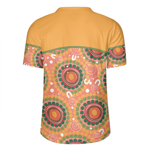 Australia Aboriginal Custom Rugby Jersey - Abstract Seamless Pattern With Aboriginal Inspired Rugby Jersey Australia Aboriginal Custom Rugby Jersey - Abstract Seamless Pattern With Aboriginal Inspired Rugby Jersey