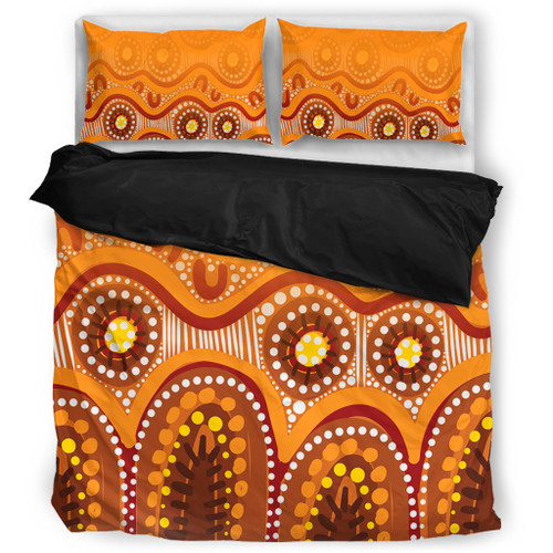 Australia Aboriginal Bedding Set - Brown Aboriginal Dot Bedding Set Australia Aboriginal Bedding Set - Brown Aboriginal Dot Bedding Set