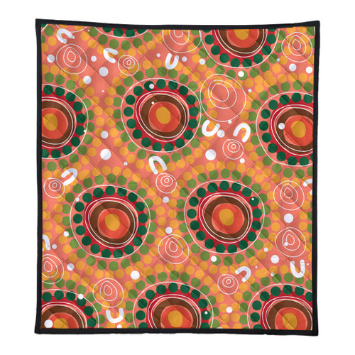 Australia Aboriginal Quilt - Abstract Seamless Pattern With Aboriginal Inspired Quilt Australia Aboriginal Quilt - Abstract Seamless Pattern With Aboriginal Inspired Quilt