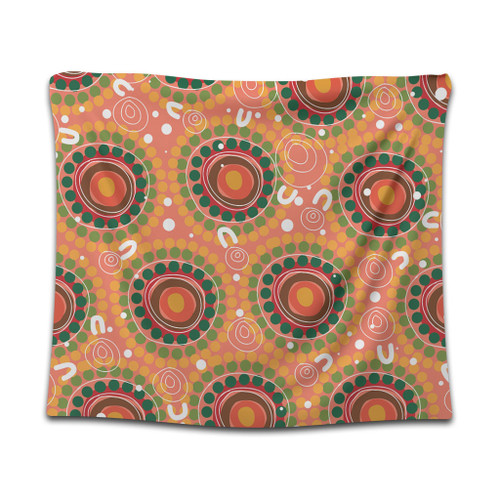 Australia Aboriginal Tapestry - Abstract Seamless Pattern With Aboriginal Inspired Tapestry Australia Aboriginal Tapestry - Abstract Seamless Pattern With Aboriginal Inspired Tapestry
