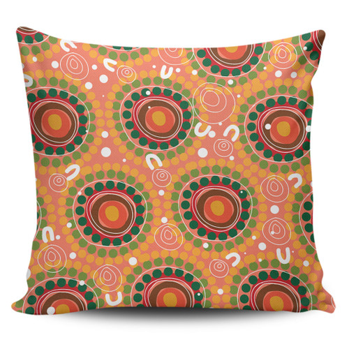 Australia Aboriginal Pillow Cases - Abstract Seamless Pattern With Aboriginal Inspired Pillow Cases Australia Aboriginal Pillow Cases - Abstract Seamless Pattern With Aboriginal Inspired Pillow Cases