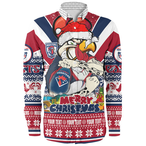 Sydney Roosters Christmas Custom Long Sleeve Shirt - Easts Rooster Santa Aussie Big Things Long Sleeve Shirt Sydney Roosters Christmas Custom Long Sleeve Shirt - Easts Rooster Santa Aussie Big Things Long Sleeve Shirt
