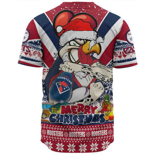 Sydney Roosters Christmas Custom Baseball Shirt - Easts Rooster Santa Aussie Big Things Baseball Shirt Sydney Roosters Christmas Custom Baseball Shirt - Easts Rooster Santa Aussie Big Things Baseball Shirt