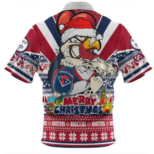Sydney Roosters Christmas Custom Zip Polo Shirt - Easts Rooster Santa Aussie Big Things Zip Polo Shirt Sydney Roosters Christmas Custom Zip Polo Shirt - Easts Rooster Santa Aussie Big Things Zip Polo Shirt
