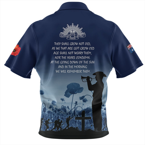 Australia Anzac Day Hawaiian Shirt - Lest We Forget Blue Hawaiian Shirt Australia Anzac Day Hawaiian Shirt - Lest We Forget Blue Hawaiian Shirt