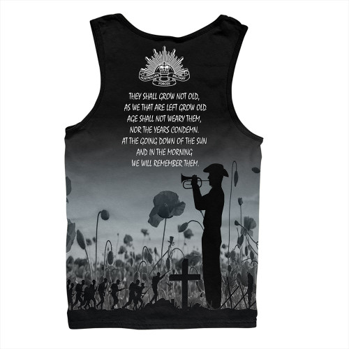 Australia Anzac Day Men Singlet - Lest We Forget Black Men Singlet