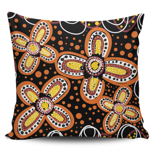 Australia Aboriginal Pillow Cases - Flowers Inspired By The Aboriginal Art Pillow Cases Australia Aboriginal Pillow Cases - Flowers Inspired By The Aboriginal Art Pillow Cases