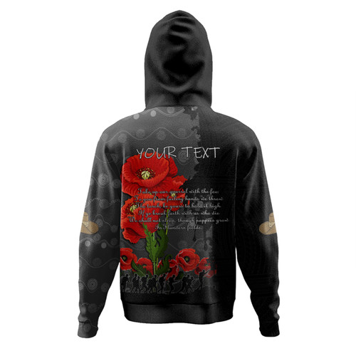 Australia Anzac Day Custom Hoodie - Australian And New Zealand Warriorsers In Flanders Fields Poppy Flowers V2 Hoodie Australia Anzac Day Custom Hoodie - Australian And New Zealand Warriorsers In Flanders Fields Poppy Flowers V2 Hoodie