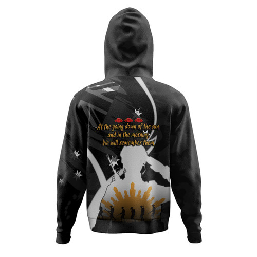 Australia Anzac Day Custom Hoodie - Lest We Forget With Black Camouflage Pattern Hoodie Australia Anzac Day Custom Hoodie - Lest We Forget With Black Camouflage Pattern Hoodie