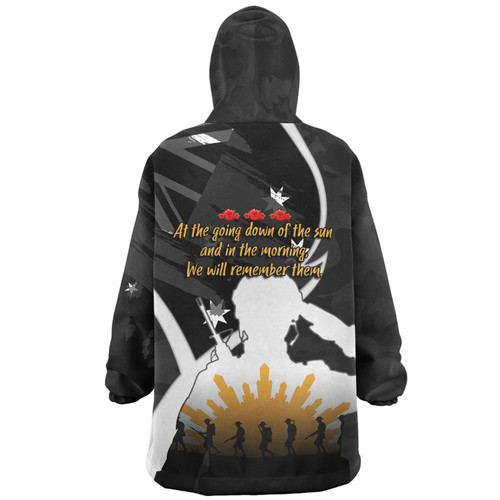Australia Anzac Day Custom Snug Hoodie - Lest We Forget With Black Camouflage Pattern Snug Hoodie Australia Anzac Day Custom Snug Hoodie - Lest We Forget With Black Camouflage Pattern Snug Hoodie