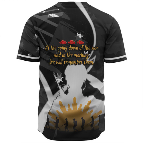 Australia Anzac Day Custom Baseball Shirt - Lest We Forget With Black Camouflage Pattern Baseball Shirt Australia Anzac Day Custom Baseball Shirt - Lest We Forget With Black Camouflage Pattern Baseball Shirt