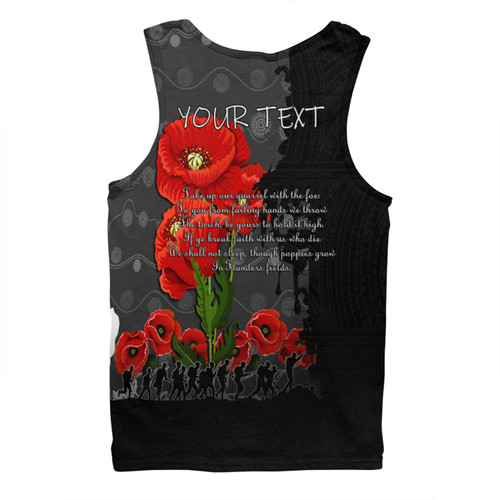 Australia Anzac Day Custom Men Singlet - Australian And New Zealand Warriorsers In Flanders Fields Poppy Flowers V2 Men Singlet Australia Anzac Day Custom Men Singlet - Australian And New Zealand Warriorsers In Flanders Fields Poppy Flowers V2 Men Singlet