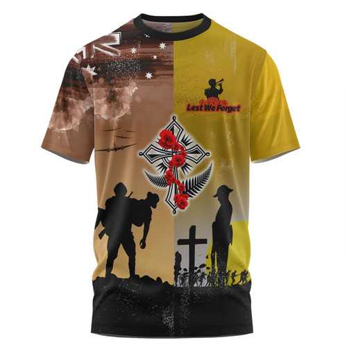 Australia Anzac Day T-shirt - Special Remembrance Day Lest We Forget T-shirt