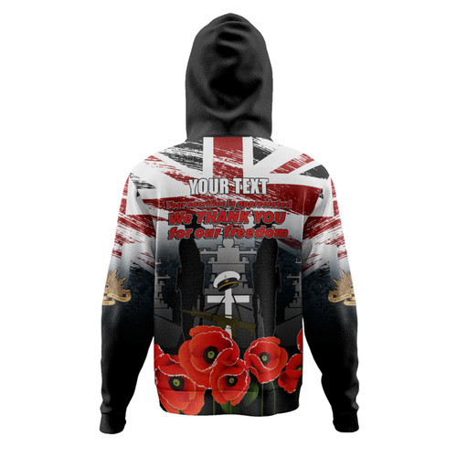 Australia Navy Force Anzac Day Custom Hoodie - We Thank You For Our Freedom Hoodie Australia Navy Force Anzac Day Custom Hoodie - We Thank You For Our Freedom Hoodie