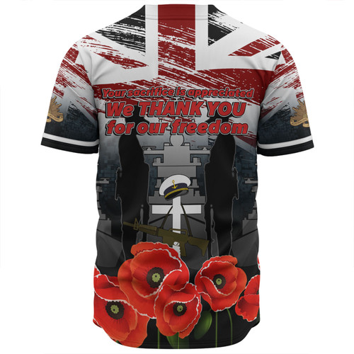 Australia Navy Force Anzac Day Custom Baseball Shirt - We Thank You For Our Freedom Baseball Shirt Australia Navy Force Anzac Day Custom Baseball Shirt - We Thank You For Our Freedom Baseball Shirt