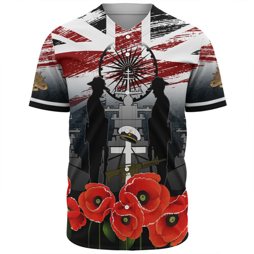 Australia Navy Force Anzac Day Custom Baseball Shirt - We Thank You For Our Freedom Baseball Shirt