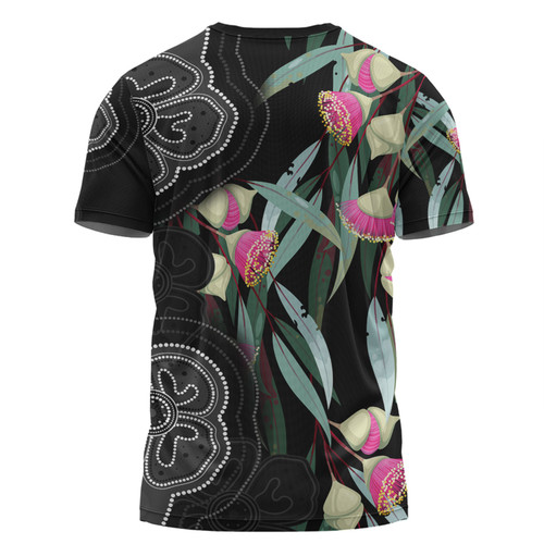 Australia Aboriginal T-shirt - Seamless Pattern With Eucalyptus Flower T-shirt Australia Aboriginal T-shirt - Seamless Pattern With Eucalyptus Flower T-shirt